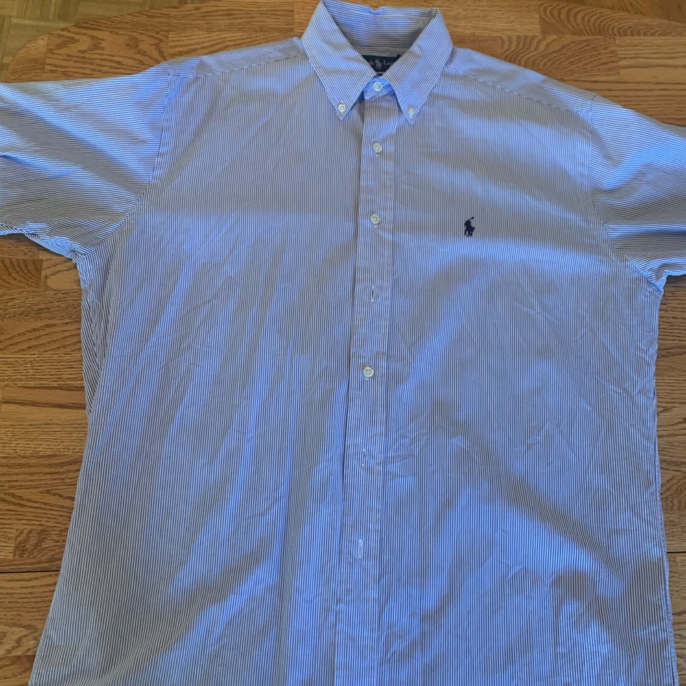 Polo Raulph Lauren Blake Dress Shirt - Mens Size M